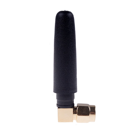Antenna WiFi Connector Mount W401L, WiFi, Bluetooth, ZigBee, 2.4 GHz, 3 dBi, SMA 90°(m)
