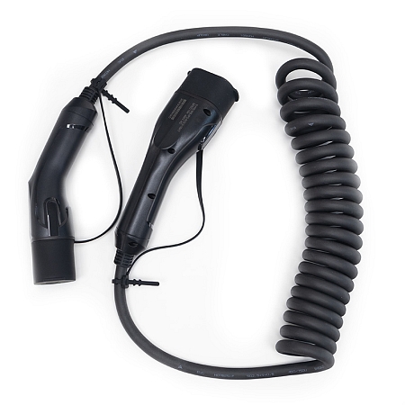 Charging cable - Type 2 / Type 2, 3x16A, 400V, 7m/5m, spiral