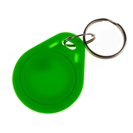 Authorization RFID key fob MIFARE S50 key, 13,56MHz, 1k, zelená
