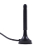 Antenna WiFi Magnet Mount 016W, 2 dBi, SMA-RP(f pin), RG174/1.5m, Whip/83mm