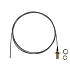 RF cable adaptor U.FL(f) to SMA(f) Bulkhead, LP-088, 99cm