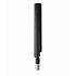 Antenna WIFI 6E Connector Mount FLAT 979L, 2.4–7.1 GHz, 90°/180°, 3 dBi, QMA(m), Black